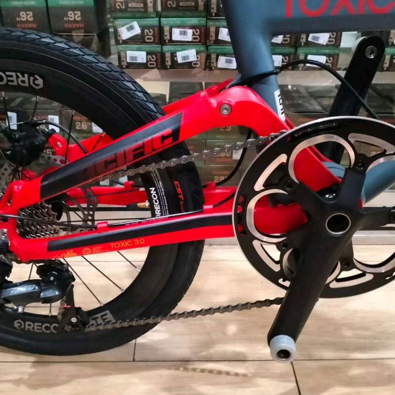 Pacific toxic clearance 3.0 folding bike