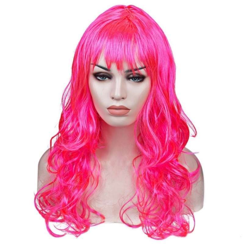 Jual Rambut Palsu Pink Wig Pink Curly Fanta Merah Muda Halloween Cosplay Di Seller Wukong Store Kebon Kacang Kota Jakarta Pusat Blibli