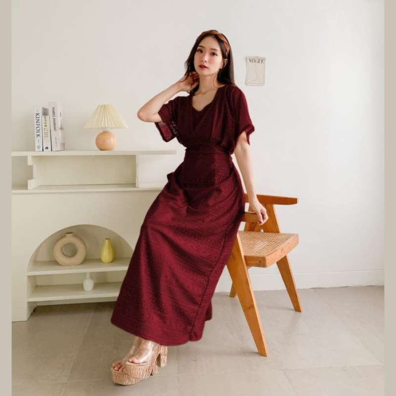 Casual silk shop maxi dress