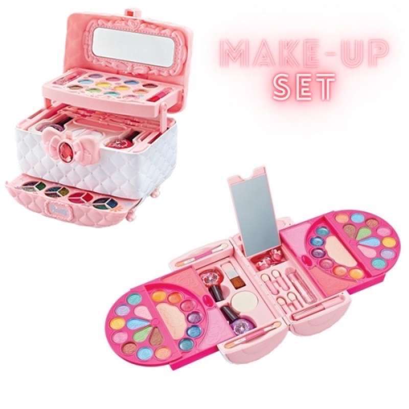 children make up bag pretend plays mainan makeup palet anak bentuk tas