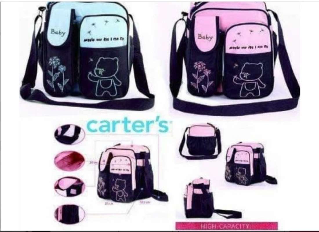Promo Sale Diaper Bag Carter Bear Tas Bayi Carter Mini Kecil
