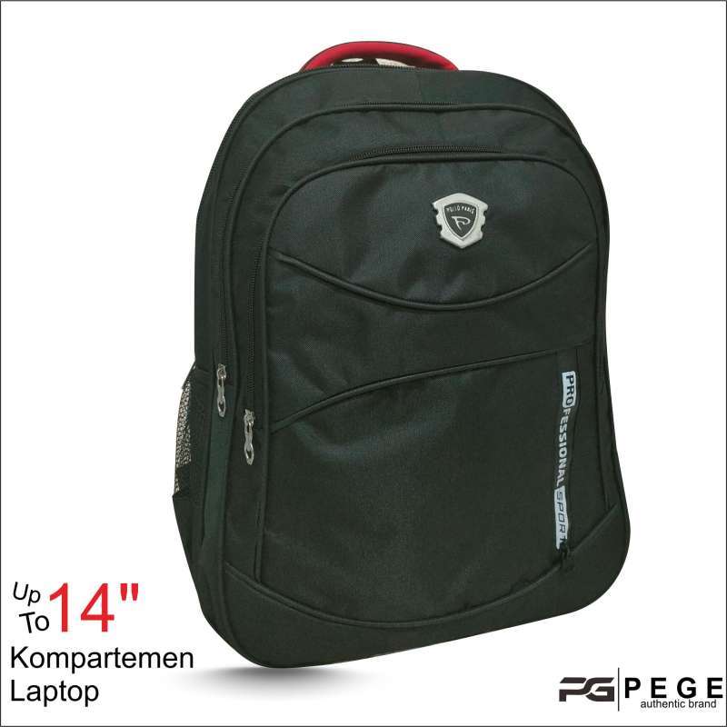 Promo Tas Ransel Laptop Pria Pege Altezza Polos Hitam Model Simpel Kasual Pg 15 Diskon 70 Di Seller Pege Official Store Gading Kota Surabaya Blibli