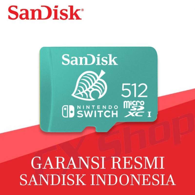 SanDisk Nintendo Switch 512GB 100MB/s MicroSD