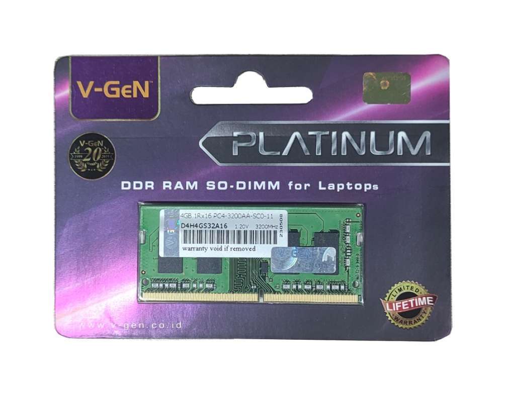 Vgen Ram Pc 2666 Ram Vgen Memory Ram Ddr4 8gb 2666mhz Laptop RAM