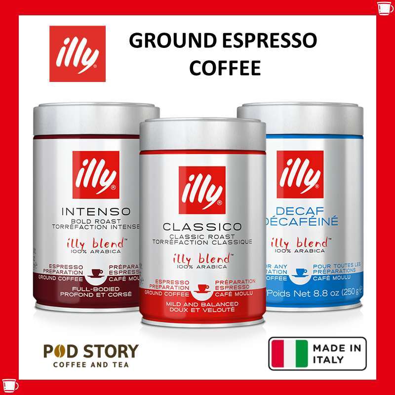 Jual Ground Coffee Illy Bubuk Kopi Premium Italia Medium Roast
