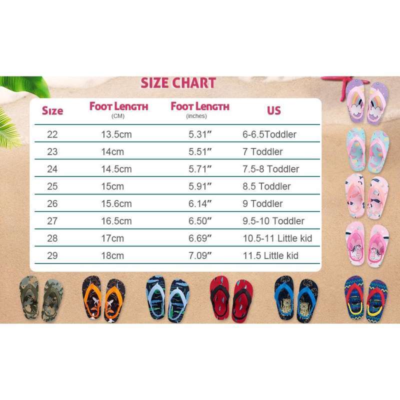 Carters flip cheap flop size chart