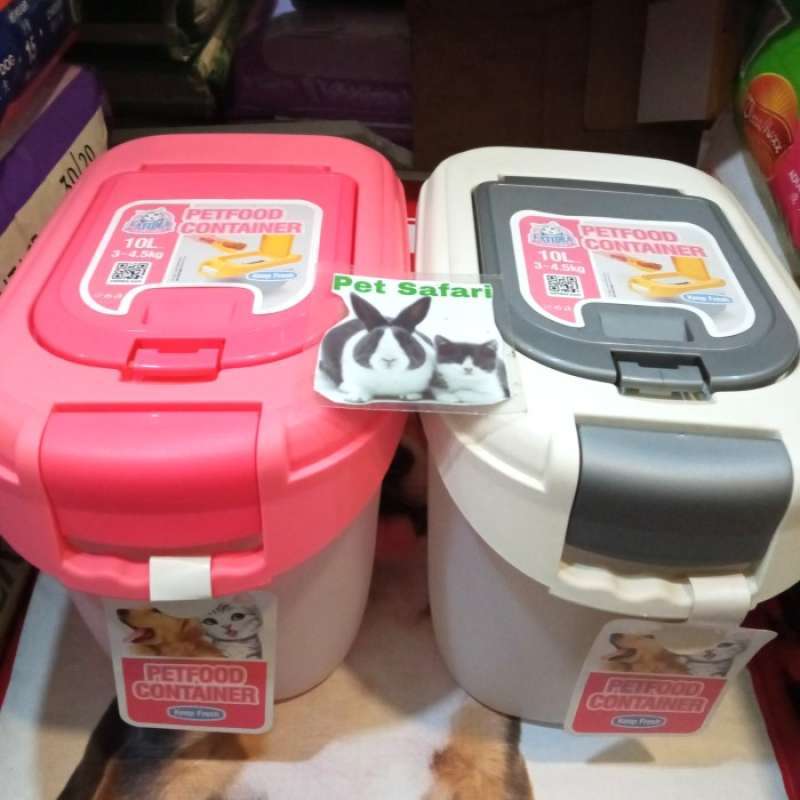 Jual Tempat Penyimpanan Makanan Hewan Pet Food Container Catidea 10l Di Seller Sumber Raharja Petojo Utara Kota Jakarta Pusat Blibli