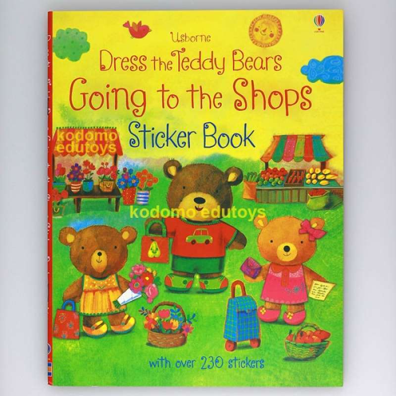 Dress the teddy bears sticker book online