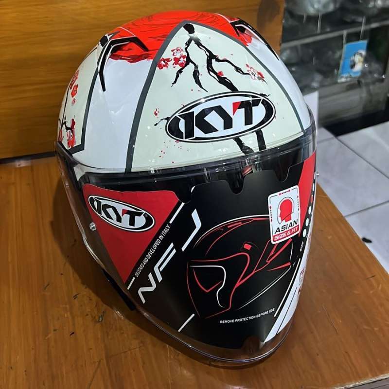 Helm KYT NFJ Xavi Sakura Original