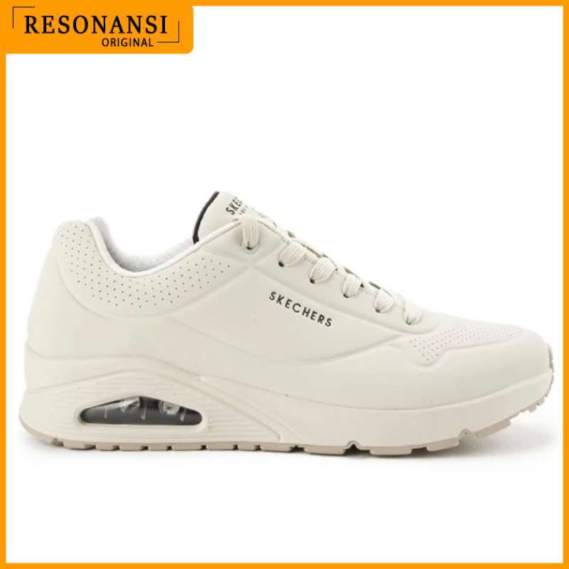 SEPATU PRIA TERBARU SKECHERS ORIGINAL SNEAKERS UNO OFF WHITE KEREN 2