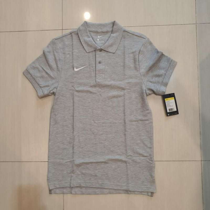 Jual 100 ORIGINAL hoops bundling NIKE TS CORE POLO SHIRT GREY