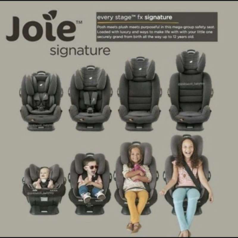 Car Seat Joie Every Stage Fx Signature Noir Tempat Duduk Mobil Bayi