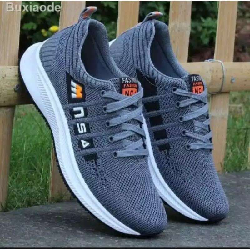 Promo Svp PROMO paling murah sneakers sport MUSA 40 Abu Diskon