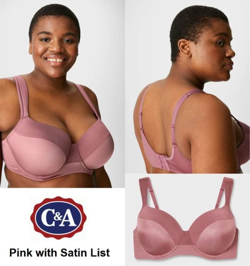 Jual Bra C A LINGERIE Colors Pink With Satin List di Seller Lanne