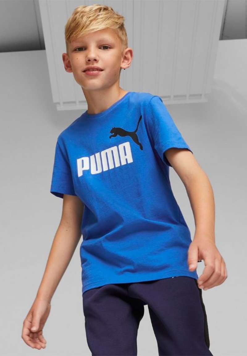 Promo Puma Kids Ess+ 2 Col Logo Tee B Racing Blue (58698548) Diskon 10% di  Seller Puma Kids Official Store - Gudang Blibli | Blibli