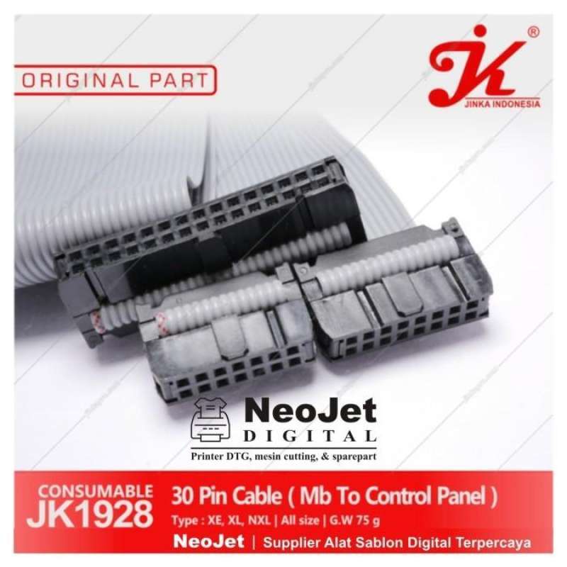 Jual Kabel 30 Pin Mainboard Ke Panel Display Mesin Cutting Jinka