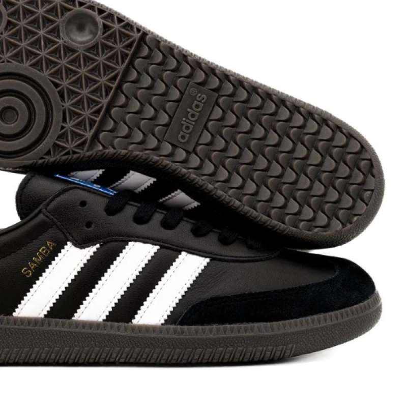 adidas gazelle silver green womens Adidas Samba OG Core Black Cloud White Gum B75807 – BM STORE ORIGINAL  FOOTWEAR main image 1