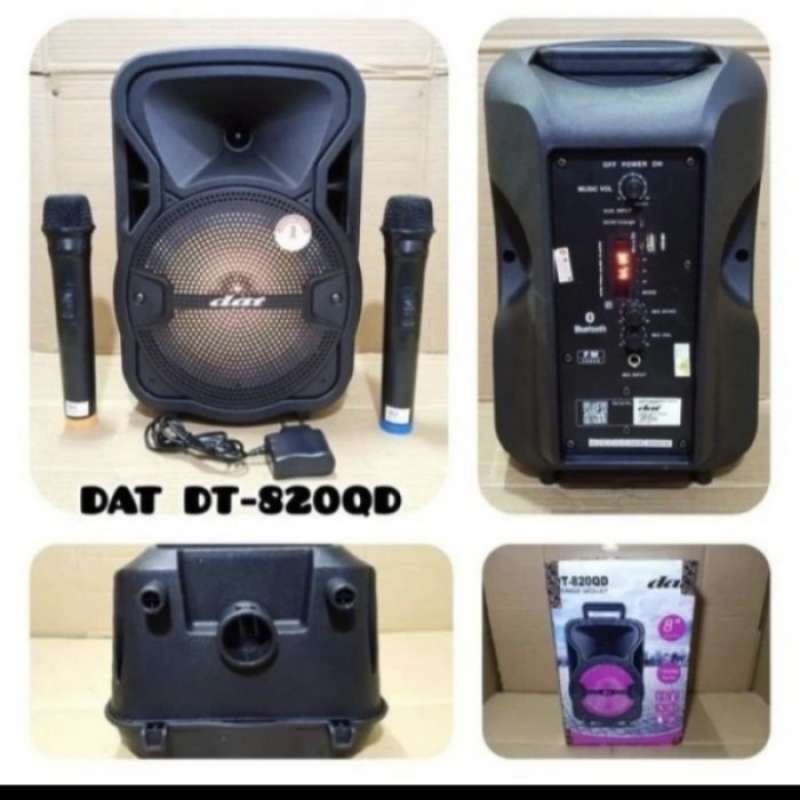 Jual Speaker Aktif Portable 8inc Dat 820 Qd Termurah Terbaik Di