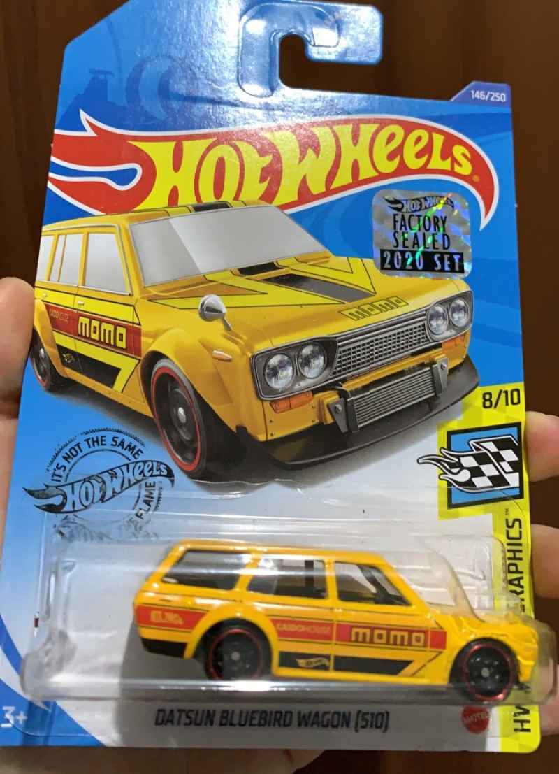 Promo Hotwheels Datsun Bluebird Wagon 510 Momo Fs2020 Diskon 23