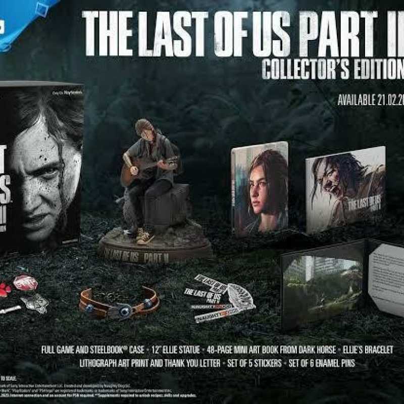 Promo Ps4 The Last Of Us Part 2 Collector Edition Tlou Ready Stock