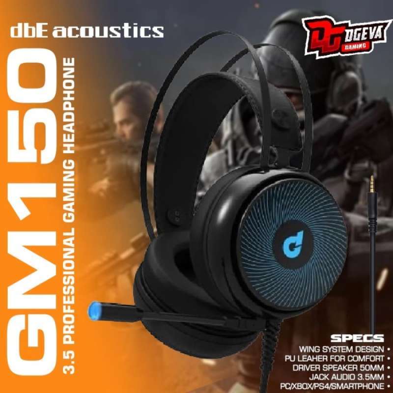 Dbe Gm150 Professional Gaming Headset Jack 3.5Mm
