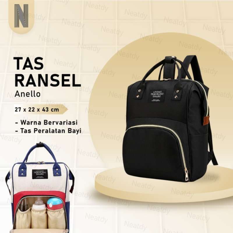 Tas Ransel Anello Anello Diaper Bag 27X22X43 Cm Bg027