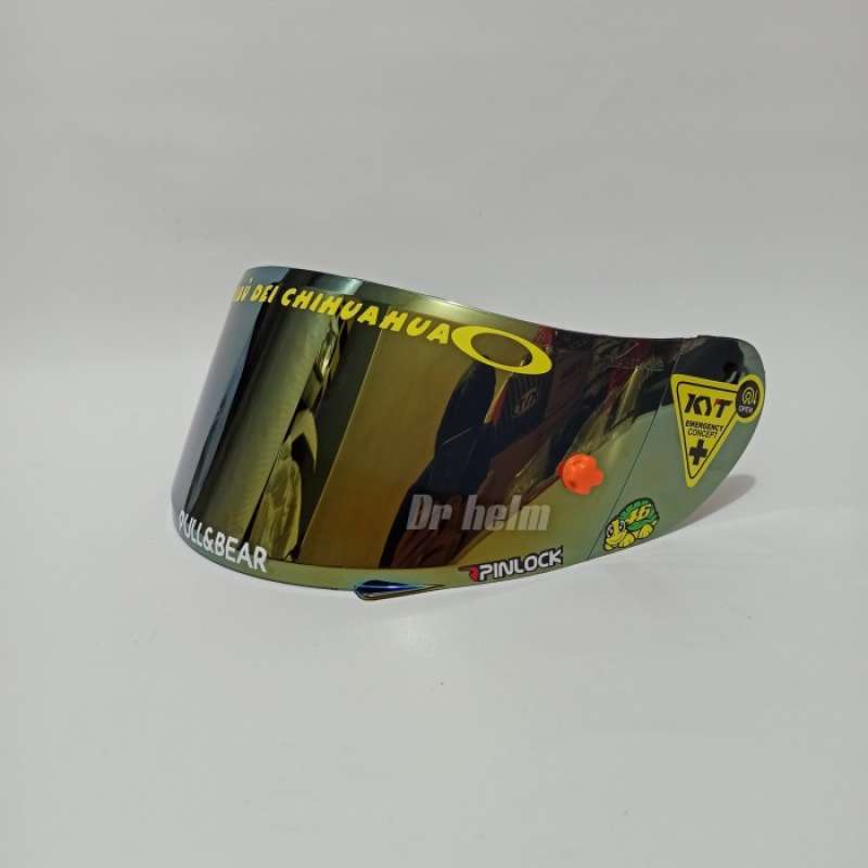 Visor gold discount kyt r10