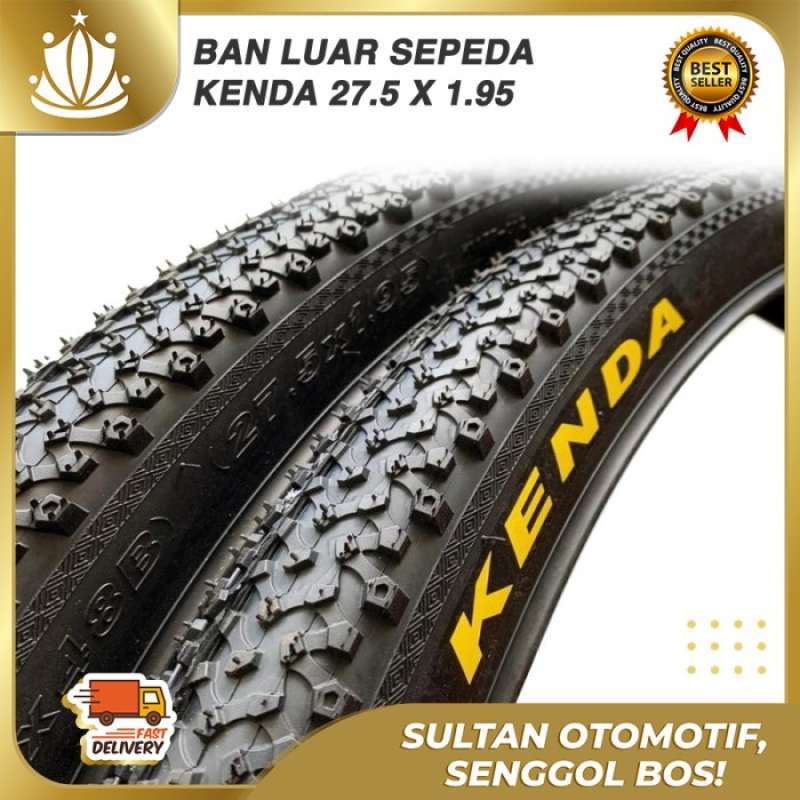 Promo BAN LUAR KENDA 27.5 X 195 BAN LUAR 27.5 X 1.95 MTB MOTIF