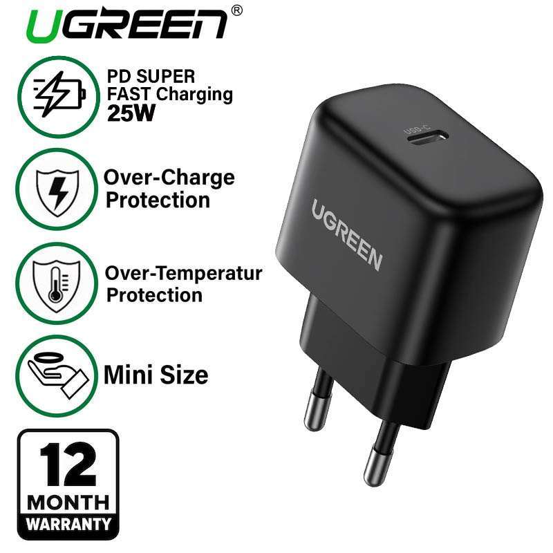 UGREEN Charger Set PD Fast Charging 25W With Type-C to Type-C