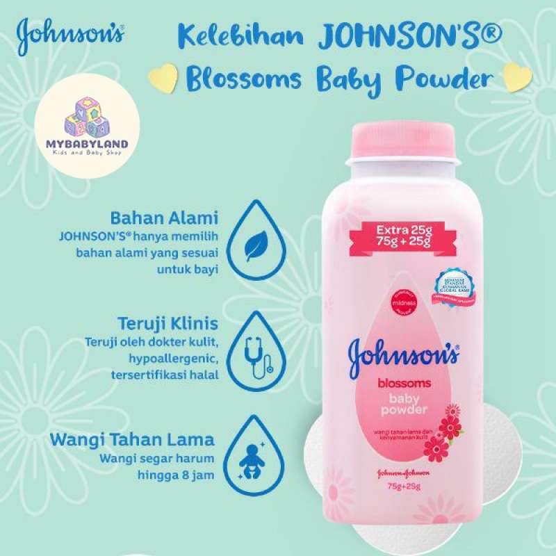 Blossoms Johnson Baby Compact Powder Jual Johnson's Baby Powder