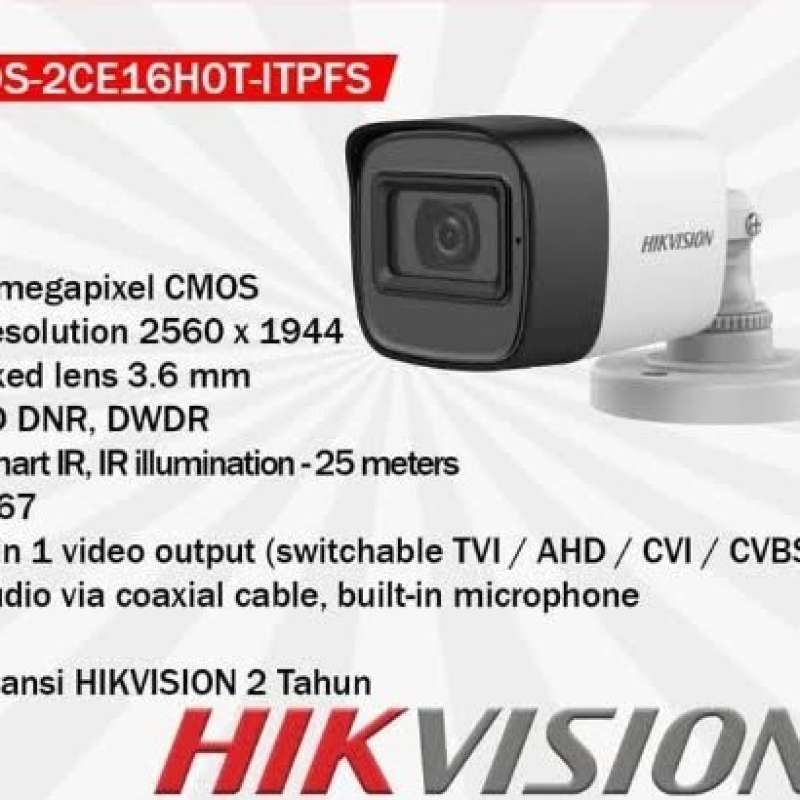 Camera cctv outlet hikvision 5mp