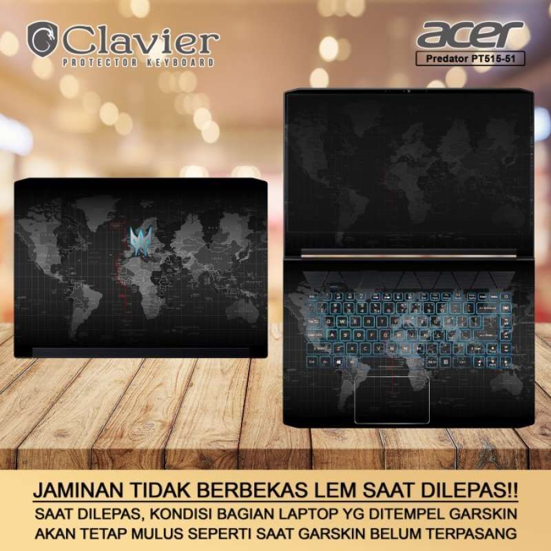 Promo cover garskin laptop acer predator triton 500 pt515 51 765h