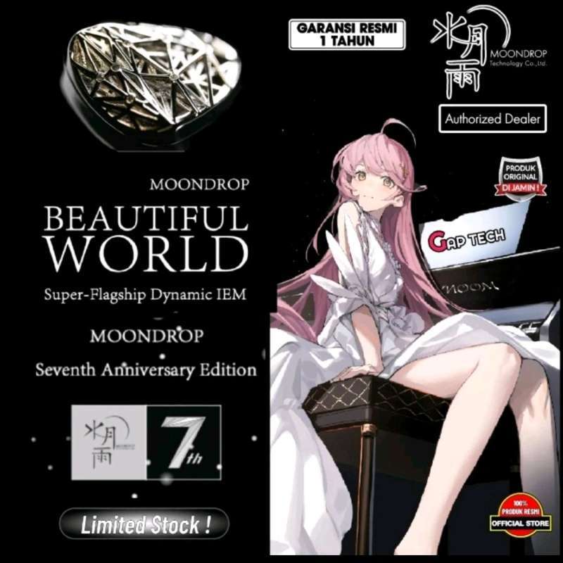 Jual Moondrop Beautiful World 7 Anniversary Edition Flagship