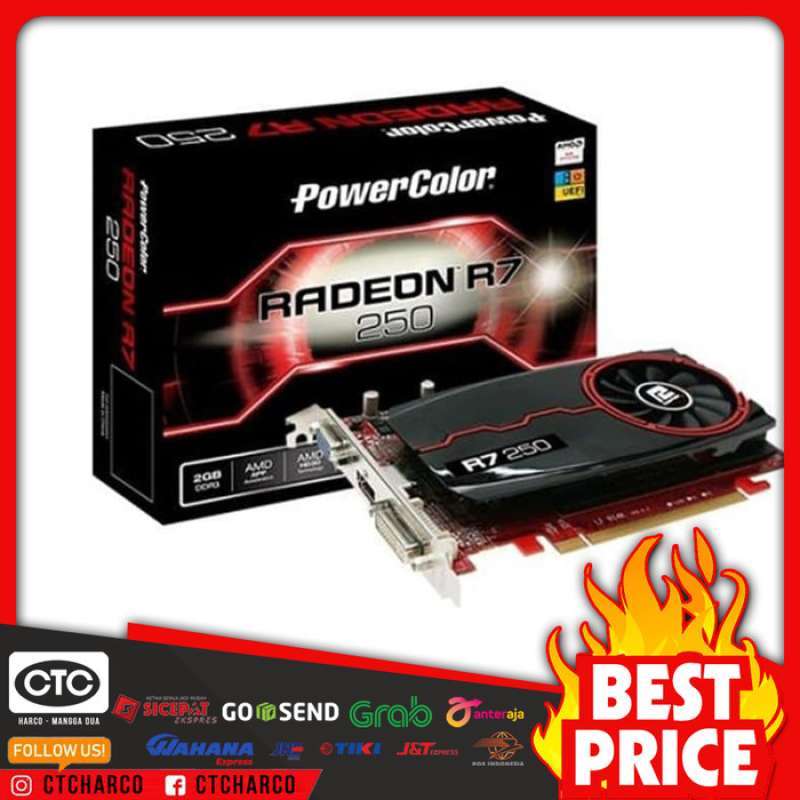 Jual Vga Card Powercolor Radeon R7 250 2gb Ddr3 128 Bit Di Seller Xixistore Kebon Kacang Kota Jakarta Pusat Blibli