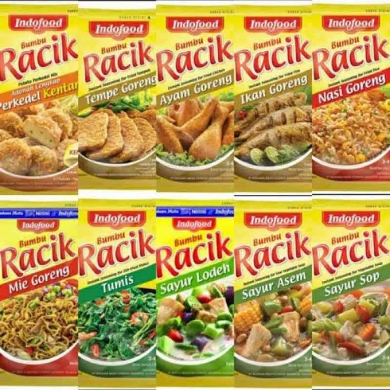 Jual Indofood Bumbu Racik Ayam Goreng / Tempe / Ikan / Sop
