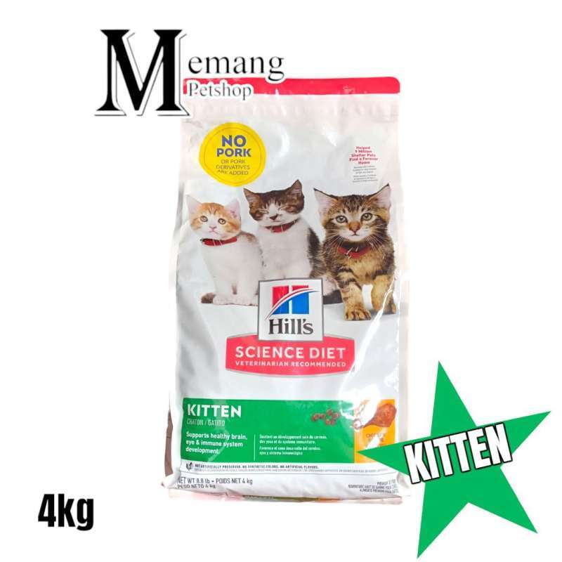 Hills science 2025 diet kitten 4kg