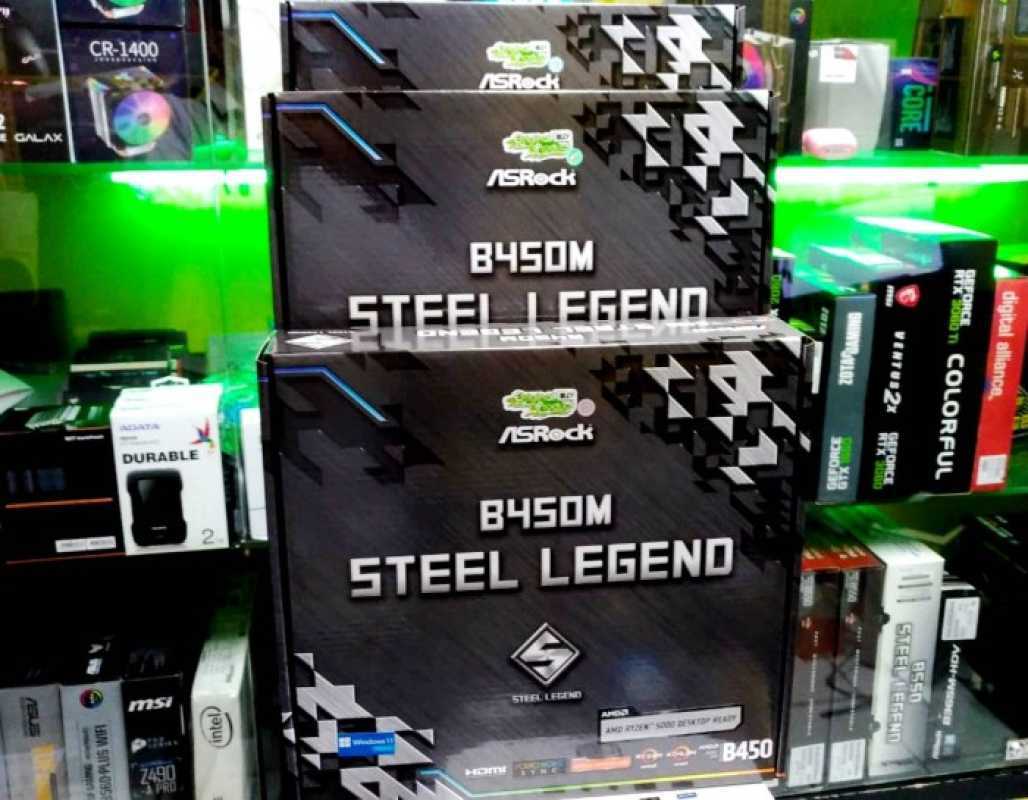 Asrock b450m steel outlet legend ryzen 3000