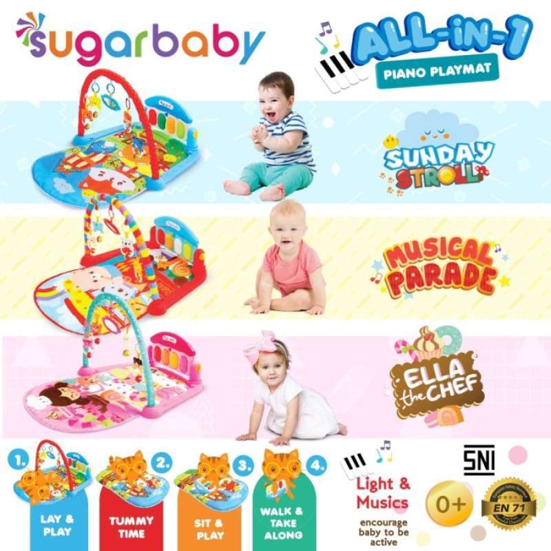 Playgym Sugar Baby Playmate Piano