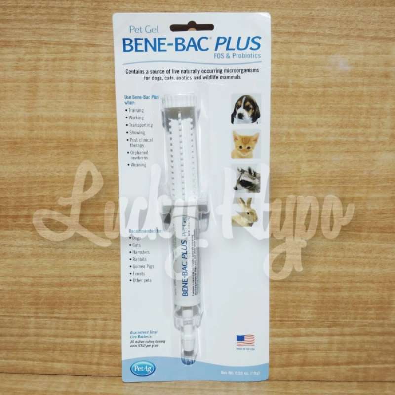 Promo Pet Ag Benebac Plus Pet Gel 15gr Fos Probiotic For Dog Cat