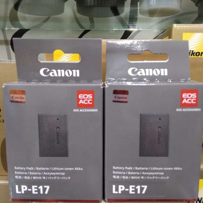 Canon LP-E17 Battery/Baterai LPE 17 Canon EOS  R100/R50/R8/R10/RP/200D/800D/760D/750D/800D/77D/M5/M6