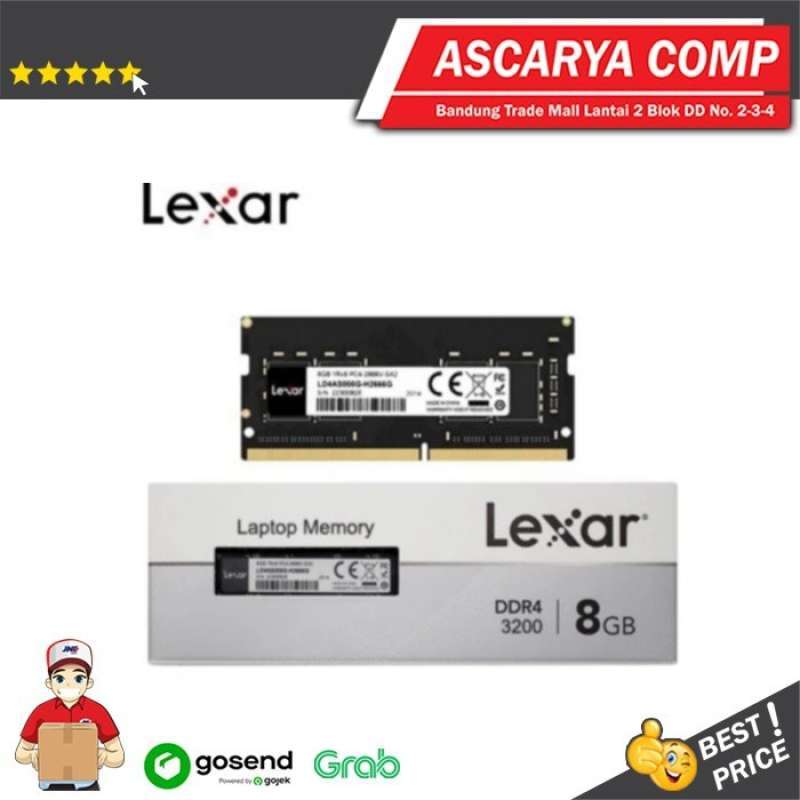 Jual Memory RAM Lexar Sodimm Ddr4 Pc25600 3200mhz 8gb Notebook