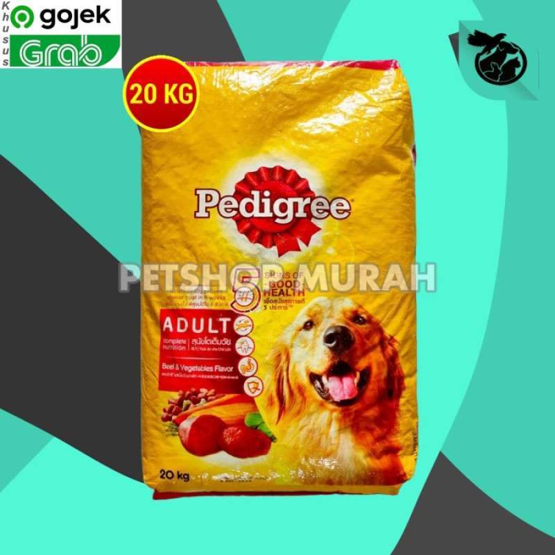 Harga pedigree 20kg hot sale