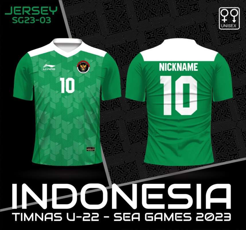 Promo Jersey timnas indonesia u 22 baju bola sea games 2023
