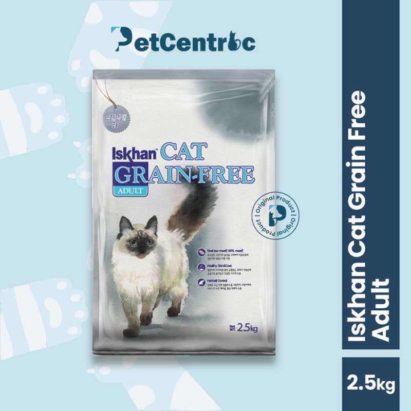 Promo Iskhan Cat Grain Free Adult Makanan Kucing Cat Food