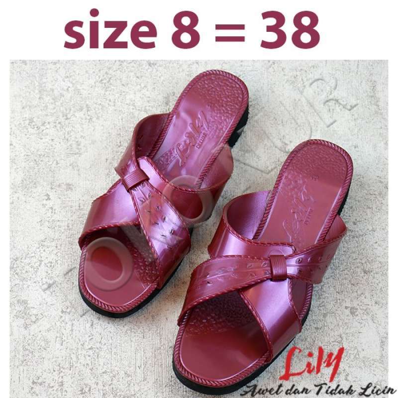 Jual Sandal Lily Sendal Lily Type 320 8 Ungu Di Seller Sangninja Cengkareng Timur Kota Jakarta Barat Blibli