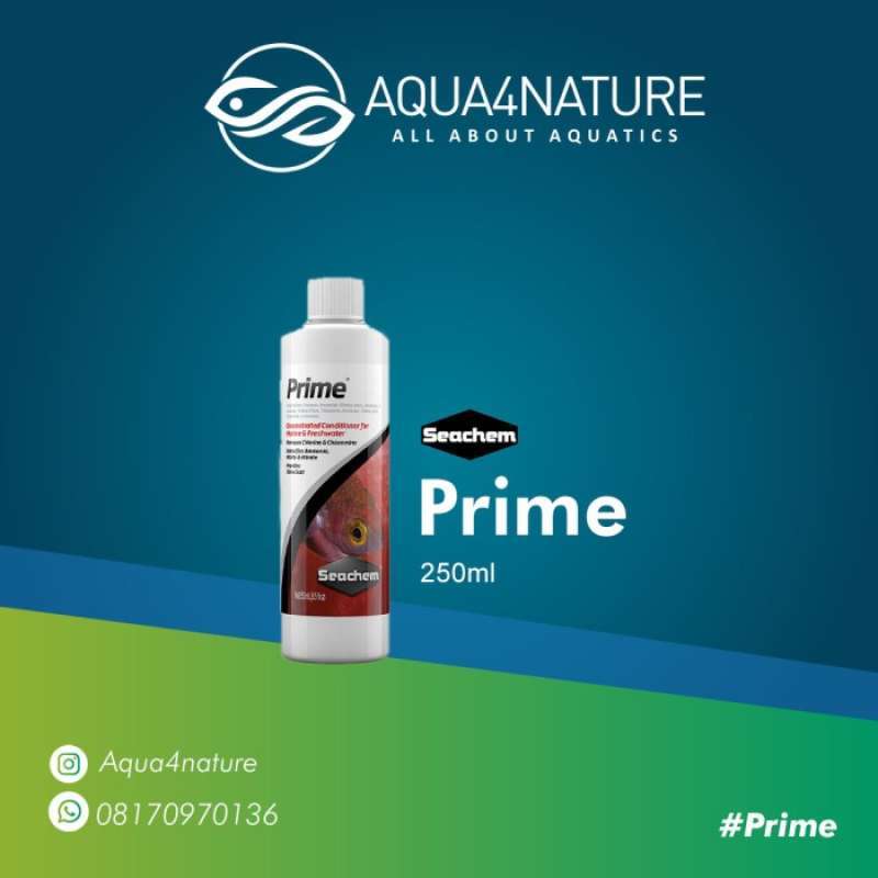 Promo Seachem Prime 250Ml Diskon 23 di Seller Sumber Raharja