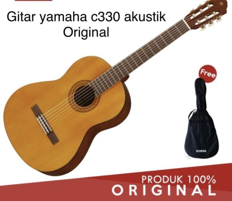Jual Gitar Guitar Yamaha Akustik C330 C330A Original Softcase