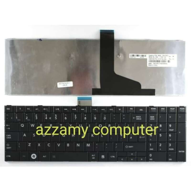 Jual KEYBOARD SATELLITE C850 C855 L850 L855 SERIES BLACK di Seller 