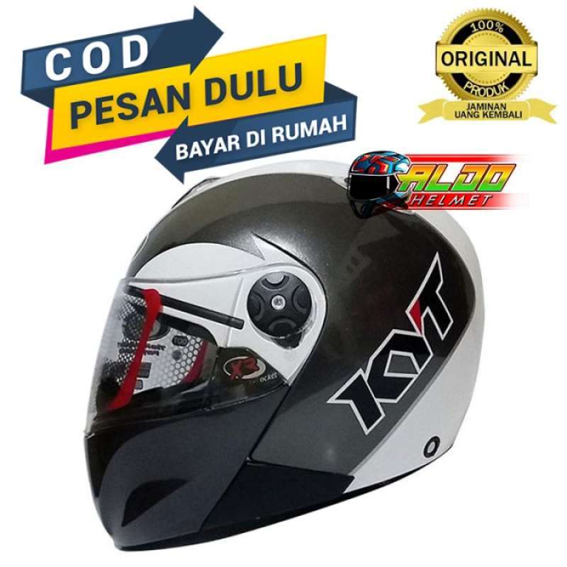 Promo Helm Kyt Full Face Kyt X Rocket White Gm Original X