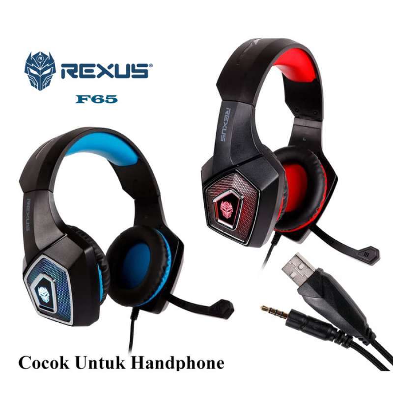Headset gaming rexus f65 top
